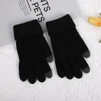 Guantes de invierno de jacquard para mujer, guantes cálidos para andar en bicicleta, correr, conducir, hacer senderismo - details 5