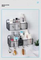 Soporte impermeable autoadhesivo para baño y cocina, soporte de iluminación montado en la pared no perforado - details 7