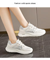 Ins versión coreana nuevo papá para mujeres 2025 primavera ligero estudiante deportes correr casual al aire libre zapatos de suela gruesa - details 11