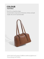 Bolso de bolos retro de gran capacidad para mujer, ambiente premium, casual, versátil, bolso de hombro portátil para viajeros - details 9