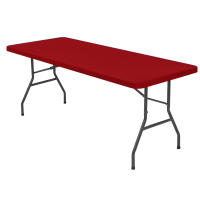 Mantel rectangular elástico de LICRA de 4/6/8 pies, lavable y resistente a las arrugas, cubierta para mesa de Patio, 1 ud. - details 18