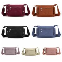 Bolso cruzado de nailon portátil, bolso de mano ligero de Color sólido para mediana edad, correa ajustable, bolso de hombro multibolsillos de moda - details 1