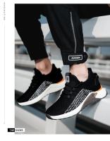 Nuevos zapatos informales para hombre, zapatillas simples de verano en blanco y negro, zapatillas transpirables a la moda, zapatos invisibles con aumento de altura de 6/8/10cm - details 7