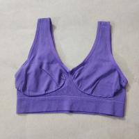 Sujetador deportivo de Yoga sin costuras para mujer, ropa interior Sexy de realce para dormir, chaleco transpirable para Fitness, gimnasio, talla grande, S-3XL - details 7