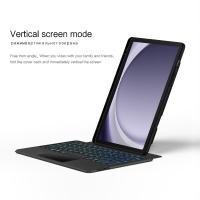 Funda con Teclado inalámbrico para tableta Samsung Galaxy Tab A9 Plus, 11 ", X210, Trackpad retroiluminado, cubierta dividida - details 5