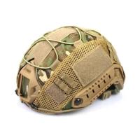 Accesorio de capucha para casco táctico de camuflaje, con cordón elástico - details 6