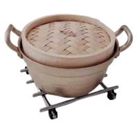 Salvamanteles de acero inoxidable para ollas, almohadillas calientes para mesa, estante de enfriamiento, soporte para ollas y sartenes, 2 uds. - details 5