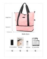 Bolsa de Viaje Ligera y Impermeable Unisex para Deportes y Yoga Almacenamiento Multifuncional con Exterior de Poliéster Bolsa de Viaje Corta a Distancia - details 8