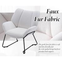 Sofá de Salón Moderno de Lino Estilo de Descanso con Brazo para Dormitorio - details 23