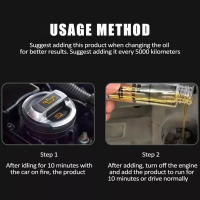 Agente de reparación de motor de coche que contiene compuestos orgánicos, adecuado para motores de varios vehículos - details 2