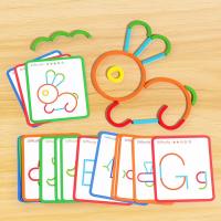 Juguetes Montessori Niños 3 4 5 6 Años Juegos Educativos Rompecabezas de Madera, 120 Piezas Palitos de Colores y Anillos con Tarjetas, Creativos Juegos Interactivos Regalo para Niños Niñas - details 0