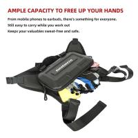 Bolsa deportiva Fanny Pack Bolsa táctica grande para el pecho Correa ajustable Transpirable para entrenamientos Ejercicio - details 2