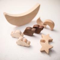 Juguetes de madera Montessori para bebés, bloque de equilibrio estilo luna estrella, juegos de mesa educativos para niños - details 14