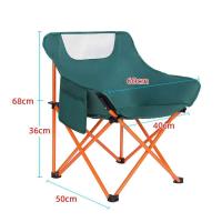 Silla de camping ligera plegable en forma de media luna para acampar, picnic, pesca, taburete pequeño, bocetos para estudiantes al aire libre - details 17