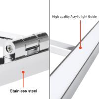 Lampara Baño Luz Led 60cm, 18W 1170 Lumen, Impermeable, Aplique Moderno, Blanco Cálido 3000K - details 53