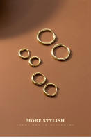 Aretes de Plata 925 para Mujeres Joyería Femenina Clásica Piñas para Chicas Estudiantes Orejas de Plata - details 0