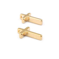 Colgantes de Cruza de Latón Dorado de 18K Joyería DIY Hallazgos de Collares y Pendientes - details 31