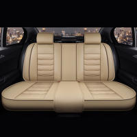 Cubierta de asiento de coche universal en cuero PU para la temporada completa Fácil instalación Protección para asiento de coche SUV - details 5