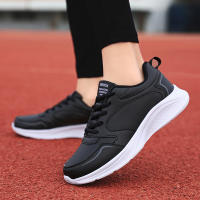 Zapatillas de deporte de cuero para mujer, zapatos deportivos ultraligeros de talla grande, primavera y otoño - details 14