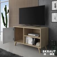 TV para Salón |   57 x 95 x 40 cm |   Indicado para TV de 32/40" |   Modelo Viento 100 |   Puccini |   Puerta Abatible Color Blanco - details 1