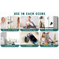 Soporte para teléfono, soporte magnético estable de vacío 360 ° Soporte para automóvil móvil plegable y portátil, se puede utilizar para gimnasio/baño/coche - details 3