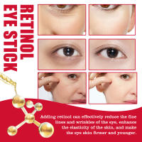 OUHOE Retinol Eye Stick reparación de la piel de los ojos reafirmante y aclaramiento de ojeras con líneas finas crema hidratante tierna para el cuidado de los ojos - details 5