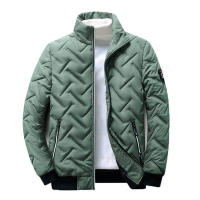 Chaqueta de algodón para hombre, abrigo ligero con cuello alto, estilo corto, tendencia, otoño e invierno, novedad - details 5