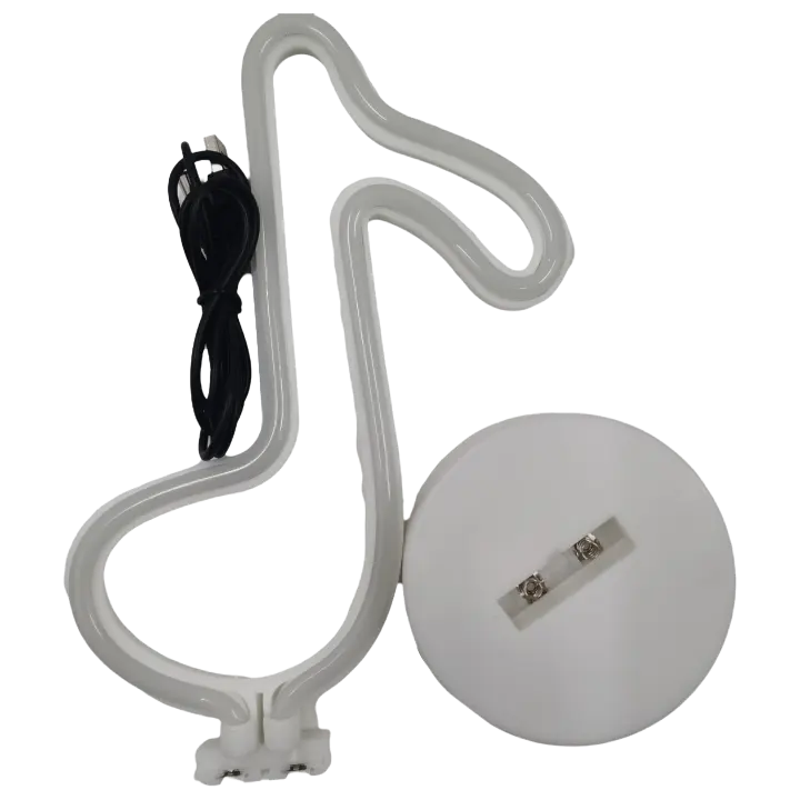 Luz De Neón Con Notas Musicales USB O Alimentada Por Baterías Estilo Moderno Para Decoración De Escritorio Fiestas Boda Dormitorio Creativa - 1