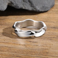 Anillos Mobius simples para hombres y niños, anillo de dedo para parejas, sencillo de acero inoxidable, regalos de joyería vintage punk - details 5