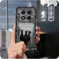 Funda de teléfono impermeable con funda para tarjeta para Redmi Note14 Pro 5G, bonita funda trasera de TPU resistente a la suciedad con grafiti a prueba de golpes - details 5