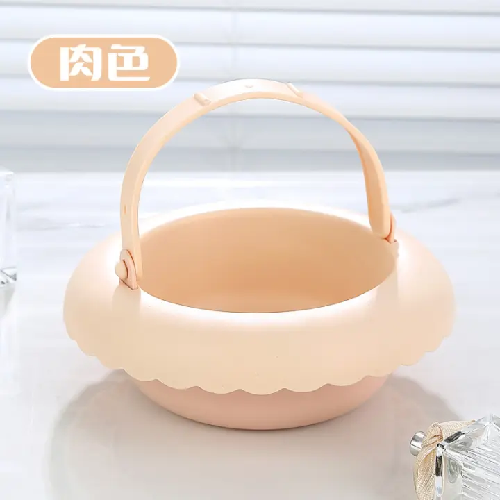 Caja de Limpieza de Cepillo de Maquillaje de Silicona Multifuncional Pequeña Cesta para Secar en Seco - 1
