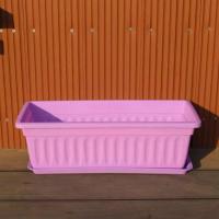 Contenedor de plantas para balcón, jardín, exterior, grande, rectangular, de plástico, para verduras, maceta cuadrada - details 6