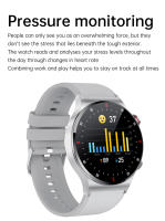 Relojes inteligentes hombre Fitness exterior deporte Música podómetro heart rate blood pressure mujer Bluetooth llamada Negocio watch - details 18