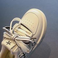 2025 primavera nuevos zapatos casuales para niños moda estilo coreano fondo suave antideslizante versátil Chic escuela Pu zapatillas de deporte - details 6