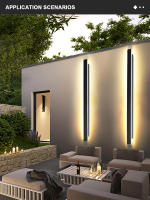 Lámparas de Pared Largas LED para Exteriores PARKSON AC110V 220V IP67 Impermeable Iluminación para Jardín Villa Porche Luminaire - details 4