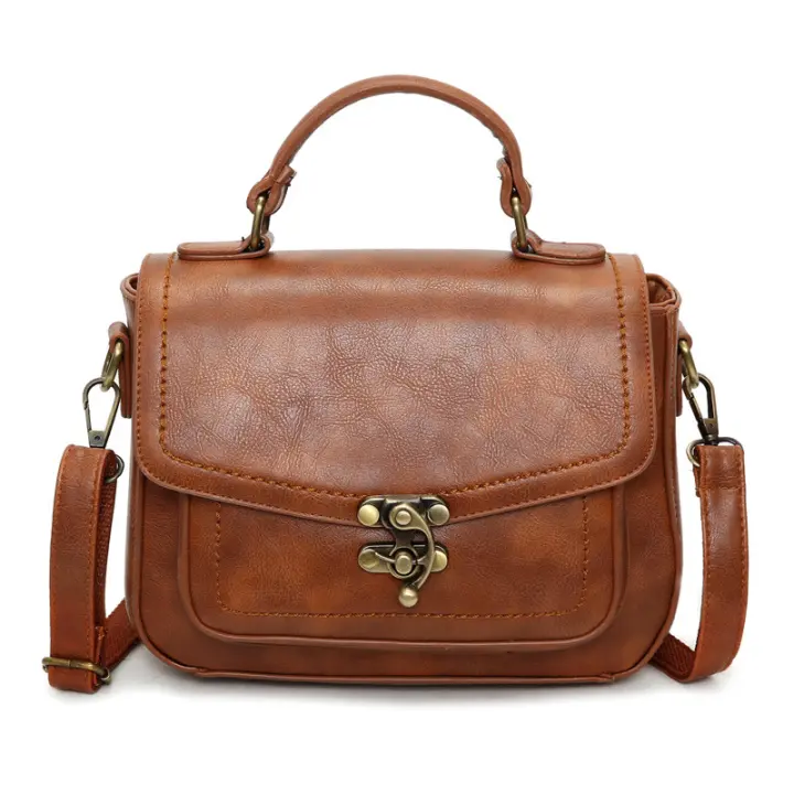 Bolso Bandolera de Mujer Vintage Bolsa de Hombre Bolsos de Mano Señoras Bolso para Viajes Ctas - 1