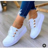 Zapatillas de Moda de Verano para Mujer Punta Redonda Plataforma Talla 42 - details 4
