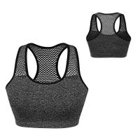 Sujetador deportivo transpirable para mujer, Top deportivo acolchado sin aros, absorbe el sudor, para correr - details 4