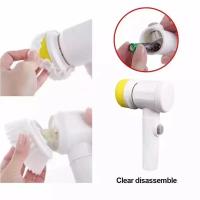 Limpiador multifuncional de cepillo eléctrico de mano 5 en 1 para cocina, fregadero y baño - details 2