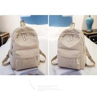 Mochila de Pana Suave 25L Diseño Vintage Versátil Ligera con Correas Acolchadas - details 8