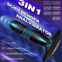 Embalaje privado SEXY Vibrador anal telescópico inalámbrico Bluetooth APP Control remoto Masajeador de próstata Butt Plug para hombres Dildo Vibrador Adulto - details 14