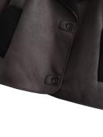 Abrigo de piel para mujer, chaqueta informal holgada de alta gama con solapa versátil, a la moda, novedad de invierno - details 13