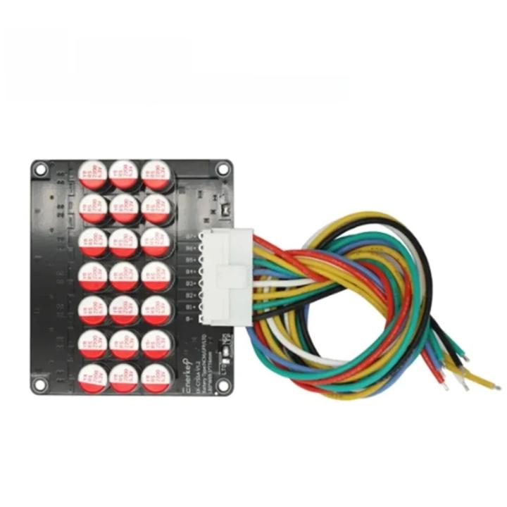 3S–21S 5A Active Battery Balancer Acrylic Housing Capacitor Balancing Board  suitable for LiFePO₄ LiPo and LTO lithium batteries