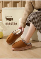 Nuevo otoño e invierno encaje moda zapatillas de algodón hombres y mujeres parejas interior y exterior caliente zapatillas de algodón - details 10
