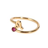 Anillo de Zodiaco Ajustable Miravia Anillo de Constelación con Circonio y Piedra Natal, Regalo Astrológico para Mujer/Hombre, Acero Titanio, 12 Signos del Horóscopo, Anillo Abierto de Moda - details 14