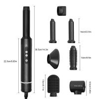 Peine Profesional 7 en 1 Secador de Pelo Caliente 1400W, Rizador de Pelo, Cepillo, Juego de Estilo de Cabello - details 12