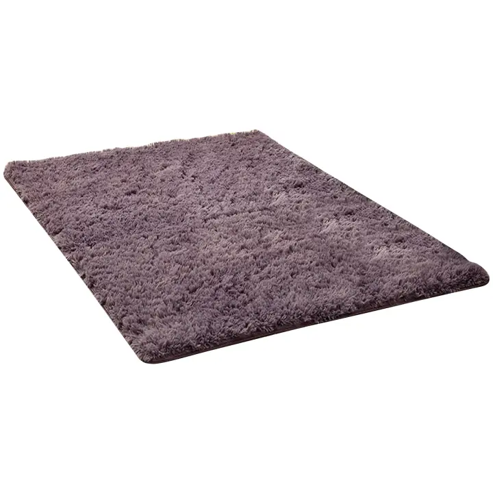 Alfombra de felpa esponjosa para decoración de sala de estar, alfombras modernas gruesas para dormitorio, antideslizantes, suaves y sólidas, 60x90cm - 1