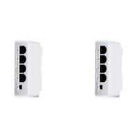 Extensor PoE de 1 a 3 puertos, 2 piezas, 4 puertos, IEEE802.3Af, 100Mbs, repetidor de transmisión IP, interruptor NVR IP - details 0