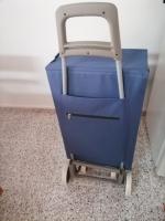 MULTI Carro Carrito de Compra Plegable Ligero Bolsa Termo 90x30x39cm con 4 Ruedas Resistentes - details 1