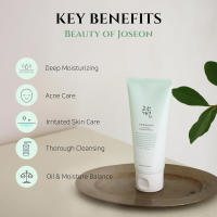 Limpiador refrescante Joseon Green Plum Beauty combinado con la crema hidratante facial Dynasty, adecuado para pieles secas - details 3